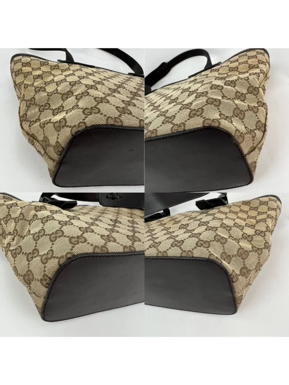 Gucci GG Canvas Dark Brown Tote